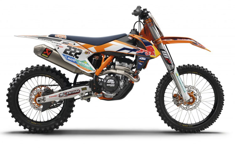 This is the all new 2015 Cairoli Edition KTM 350SX-F