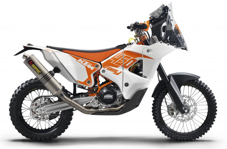 Here is a shot of the 2015 (2016?) KTM 450 Rally Factory Replica 