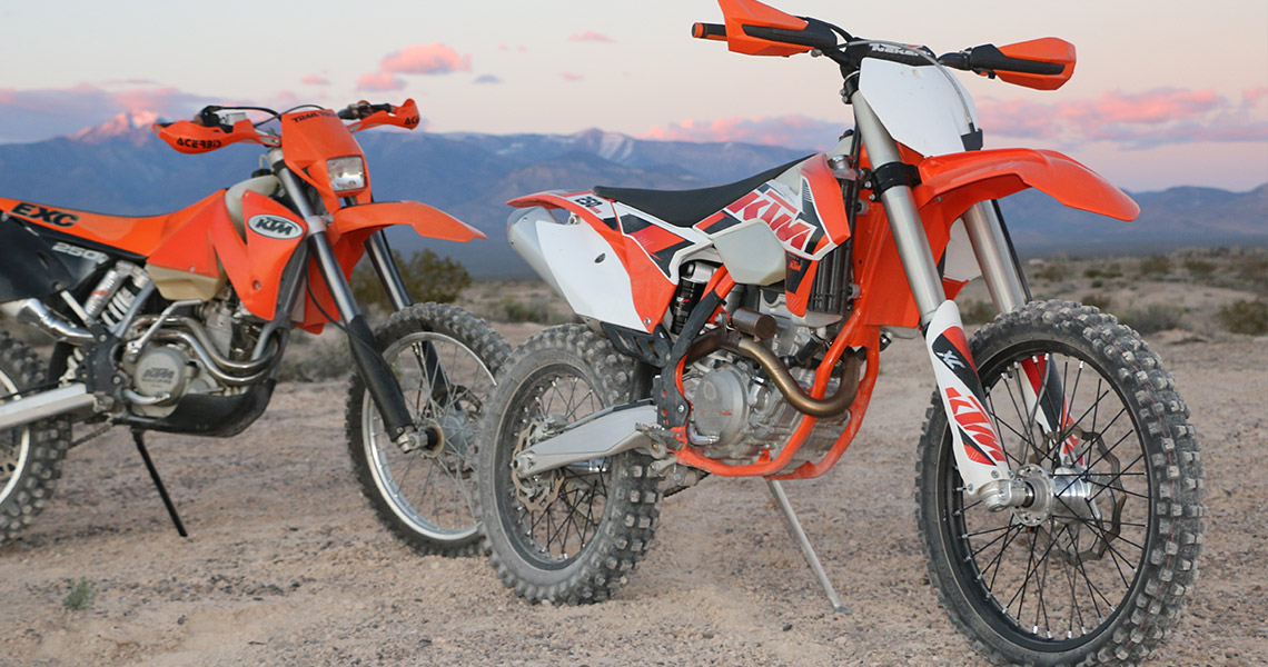 Jimmy Rigged 6 10Years Of The KTM 250cc FourStroke Dirt Bike Test