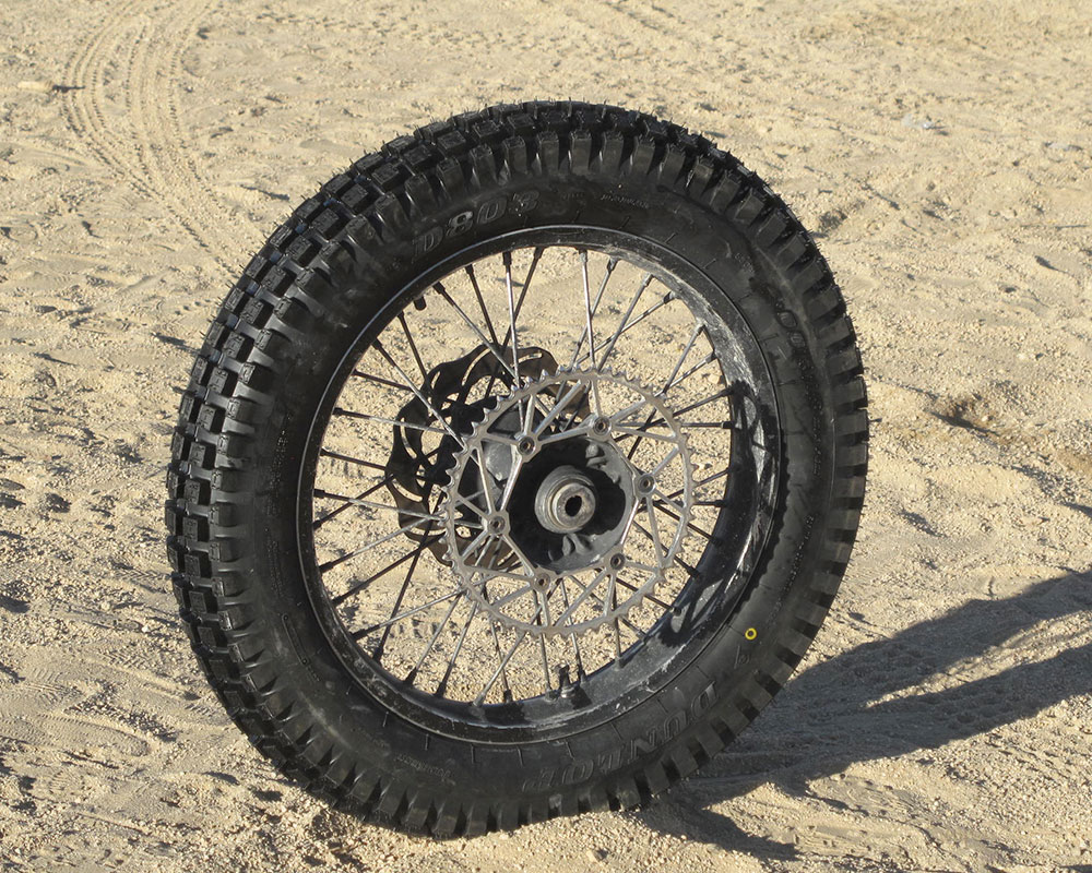 Dunlop D803 Rear Trials Tire - Dirt Bike Test