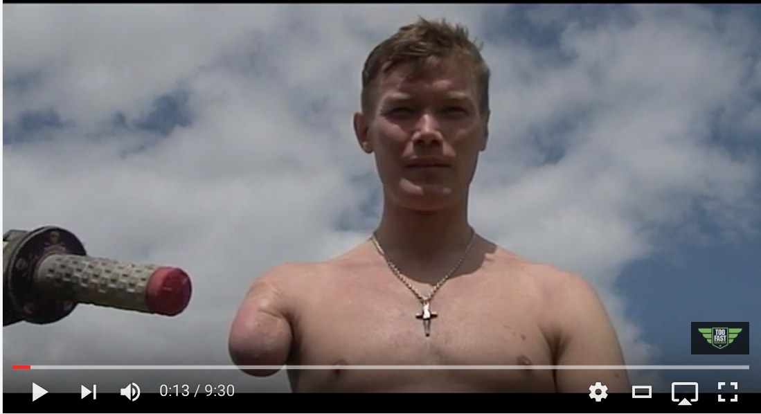 How to Moto with only one arm! Dirt Bike Test