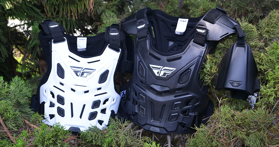 Black, Large Fly Racing Revel Off-Road Roost Guard 