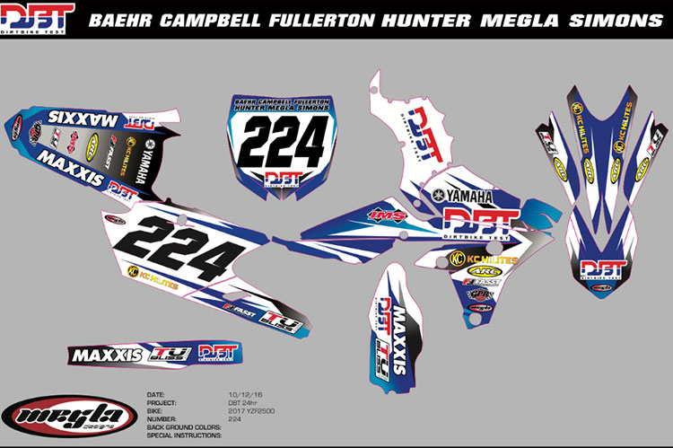 Megla Designs is providing the graphics again this year. 