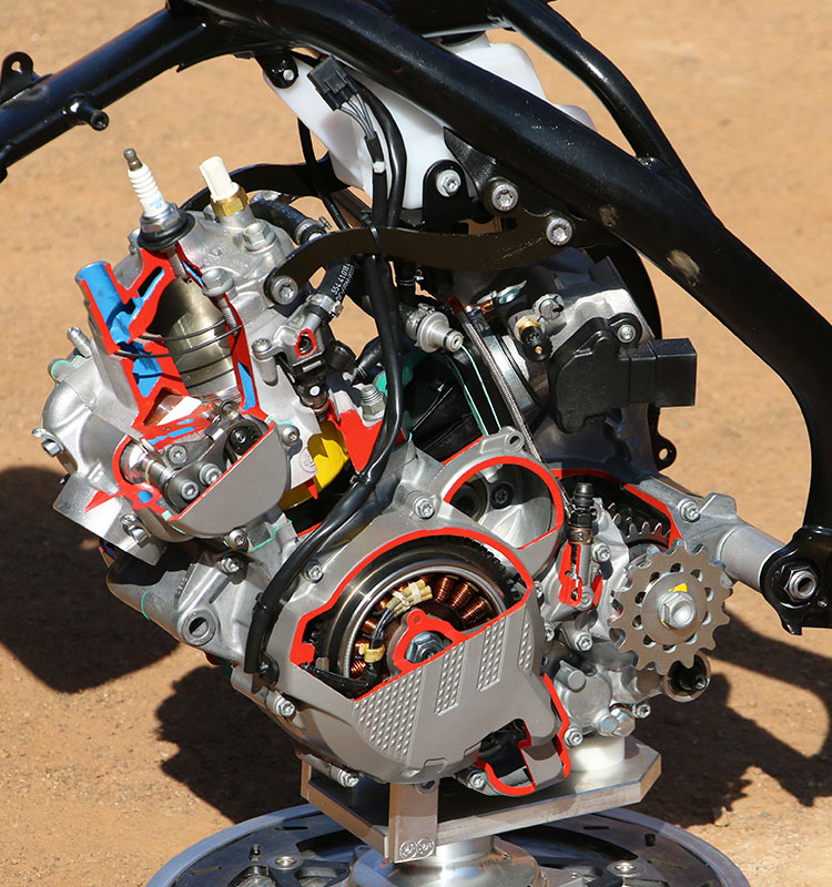 two stroke dirt bike engine