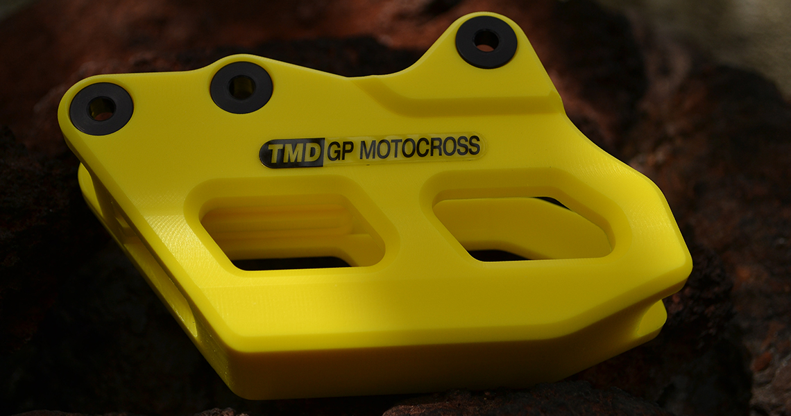 TM Designworks Chain Roller For Suzuki LT250R & LT500R | Upper/Lower Powerlip - Yellow