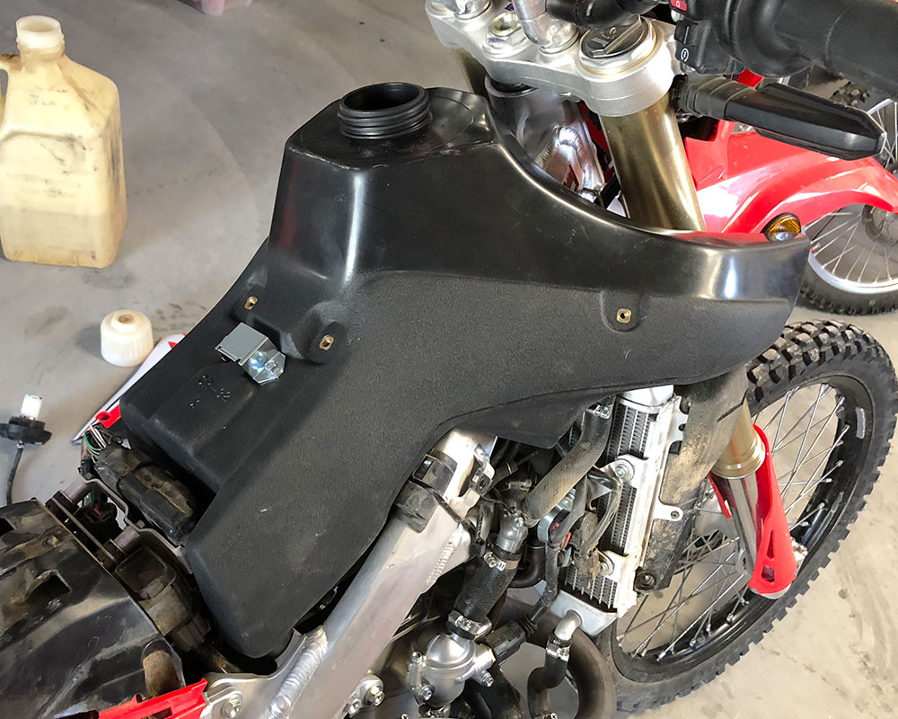 IMS Large Capacity Gas Tank For Honda CRF450 L And X Dirt Bike Test