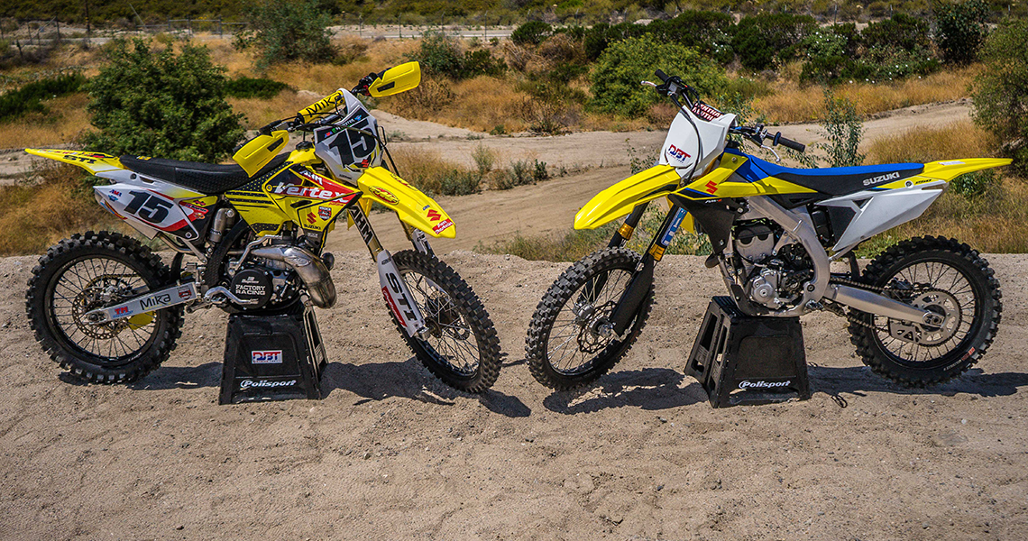 Rm Z250 Vs Rm250 The Shootout 15 Years In The Making Dirt Bike Test