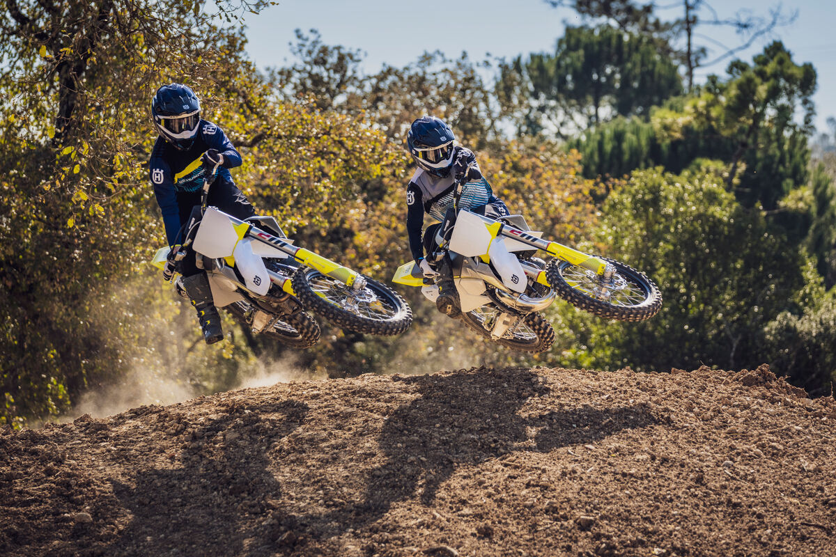 First Look 2024 Husqvarna MX XC Models Dirt Bike Test   2024 TC 125 FC 250 